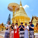 Full Day Super Trip Ethical Elephant, Waterfall, Rafting, Doi Suthep Temple